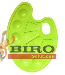 Paletă pentru pictură ZiBi – plastic – verde